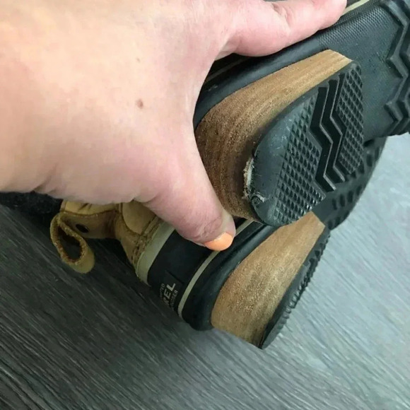 Sorel Slimpack II Lace Up Waterproof Duck Boots Black/Kettle: 6.5 - Picture 11 of 14